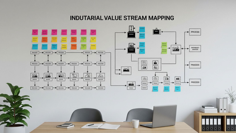 Quadro Kanban em programa Lean Manufacturing